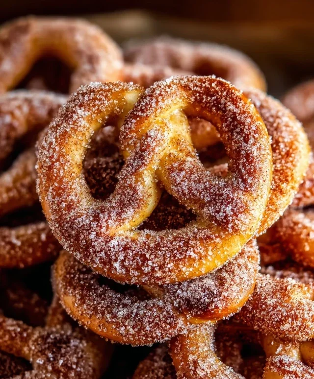 Cinnamon Sugar Pretzels