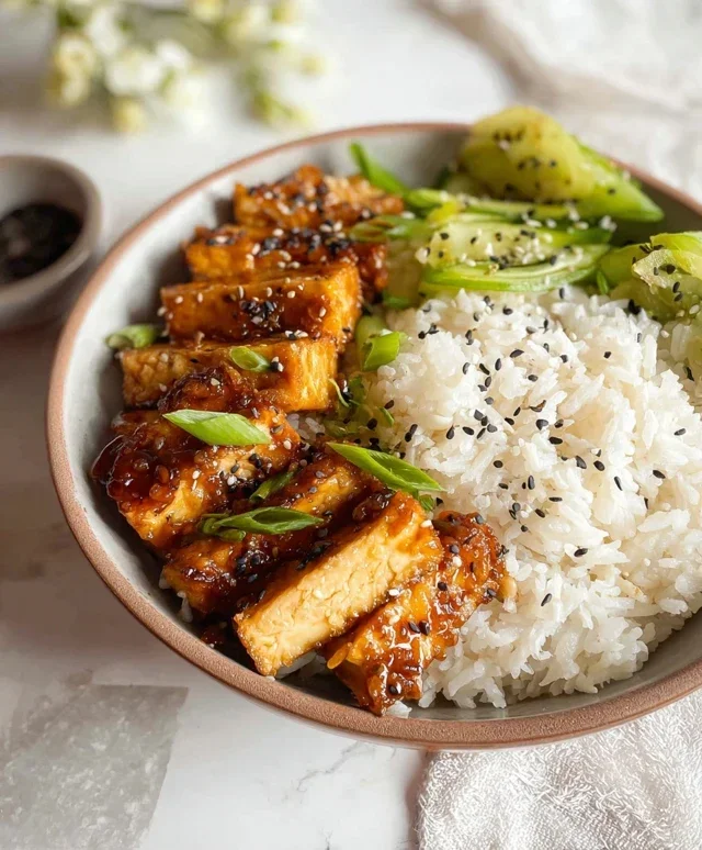 Honey Garlic Tofu