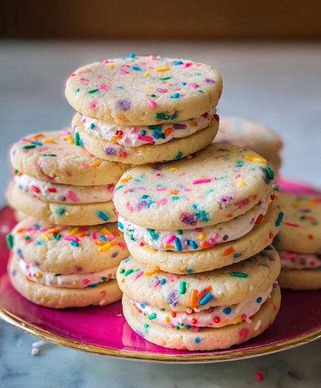 Funfetti Sandwich Cookies