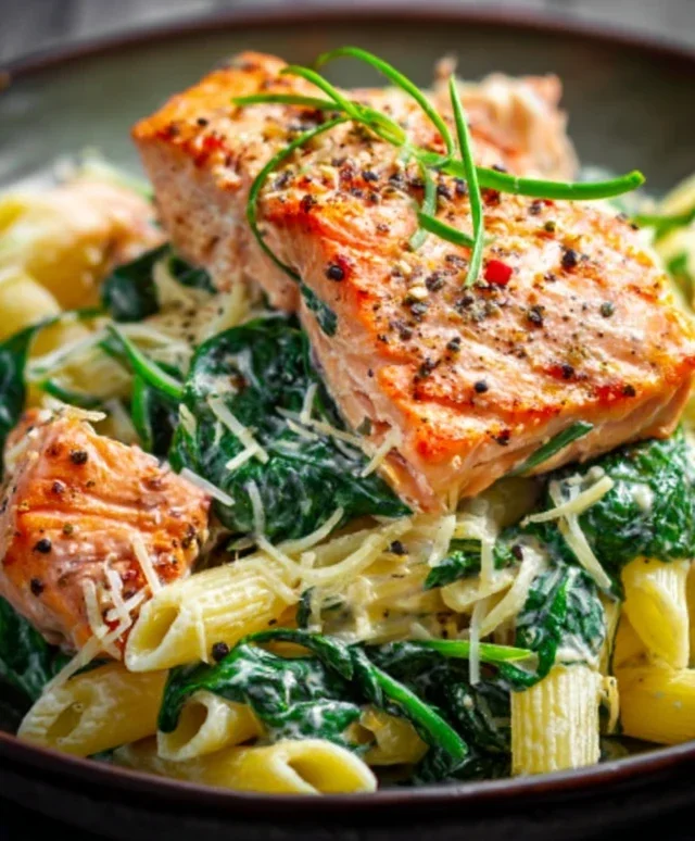 Salmon Spinach Pasta Dish: A Delicious and Nutritious Recipe to Try Today