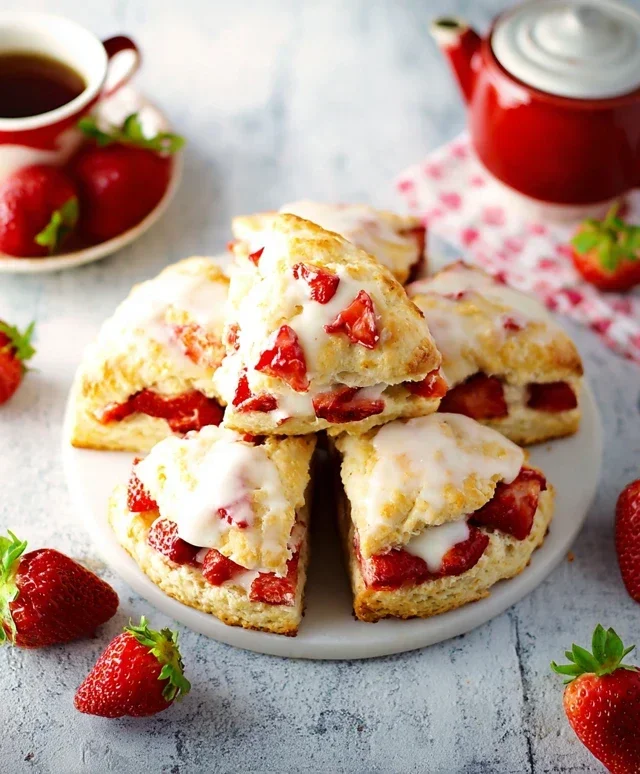 Strawberry Scones