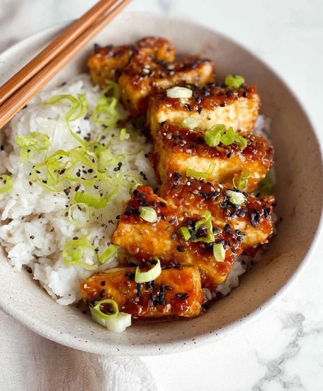 Honey Garlic Tofu