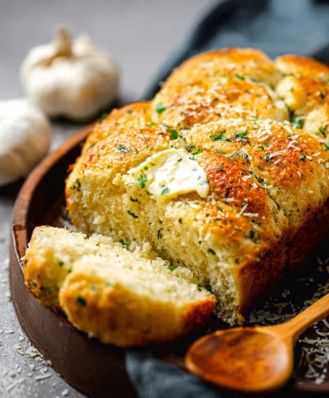 Garlic Butter Keto Bread