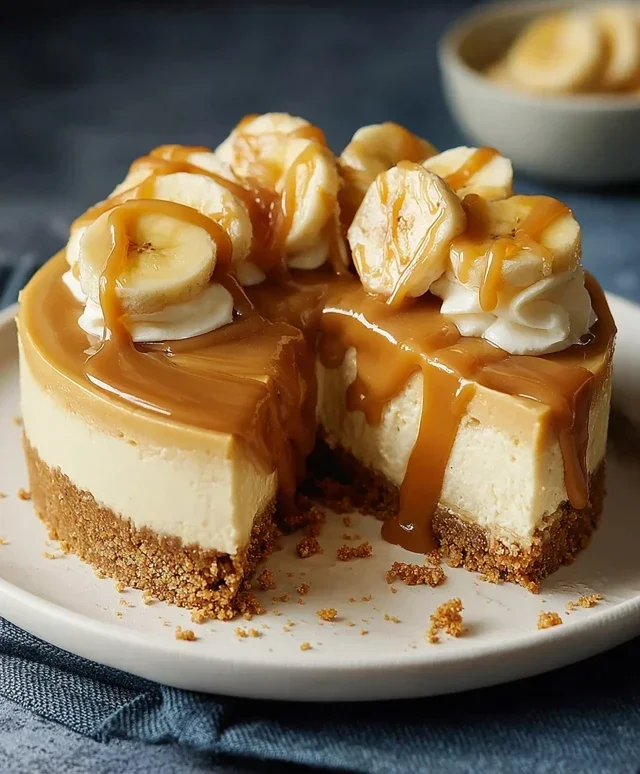 No-Bake Banoffee Cheesecake
