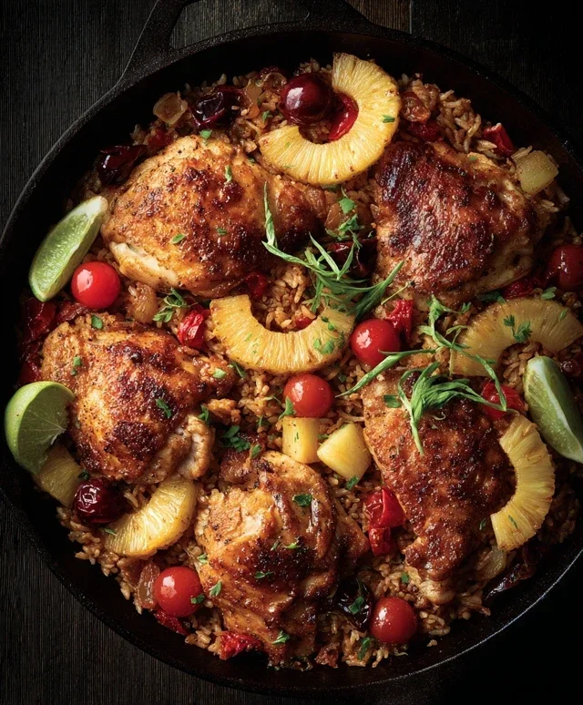 Pineapple Chicken and Rice