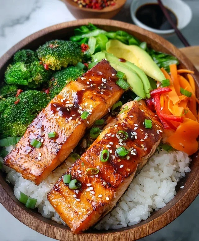 Meal Prep Teriyaki Salmon Rice Bowls