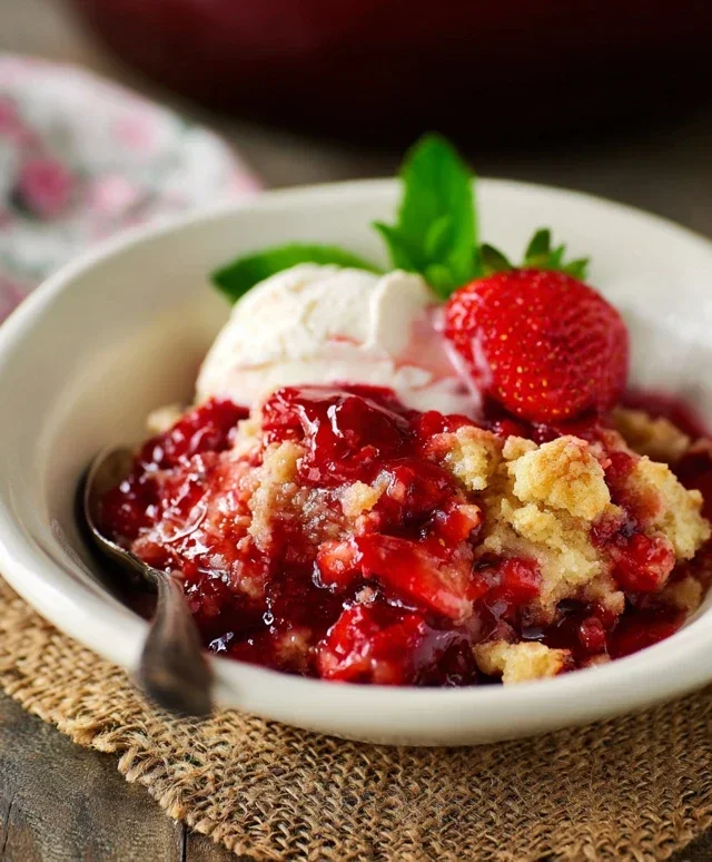 Strawberry Cobbler
