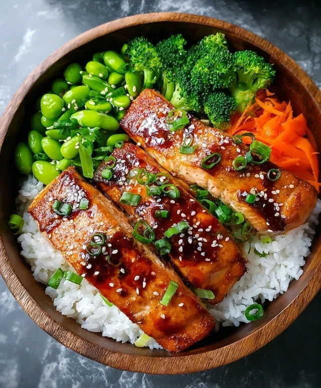 Meal Prep Teriyaki Salmon Rice Bowls