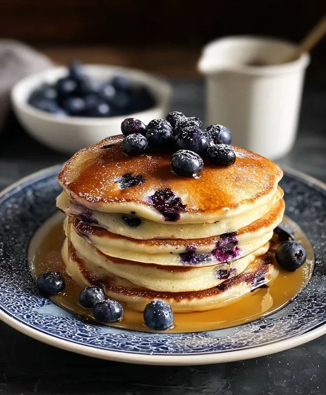 Easy Blueberry Pancake