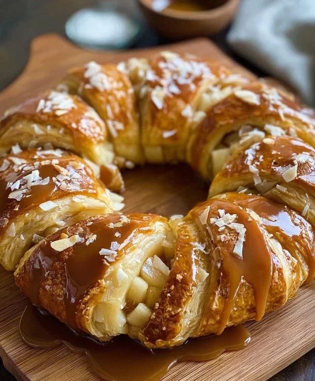 Caramel Apple Puff Pastries