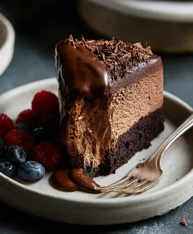 Vegan Chocolate Mousse Cake
