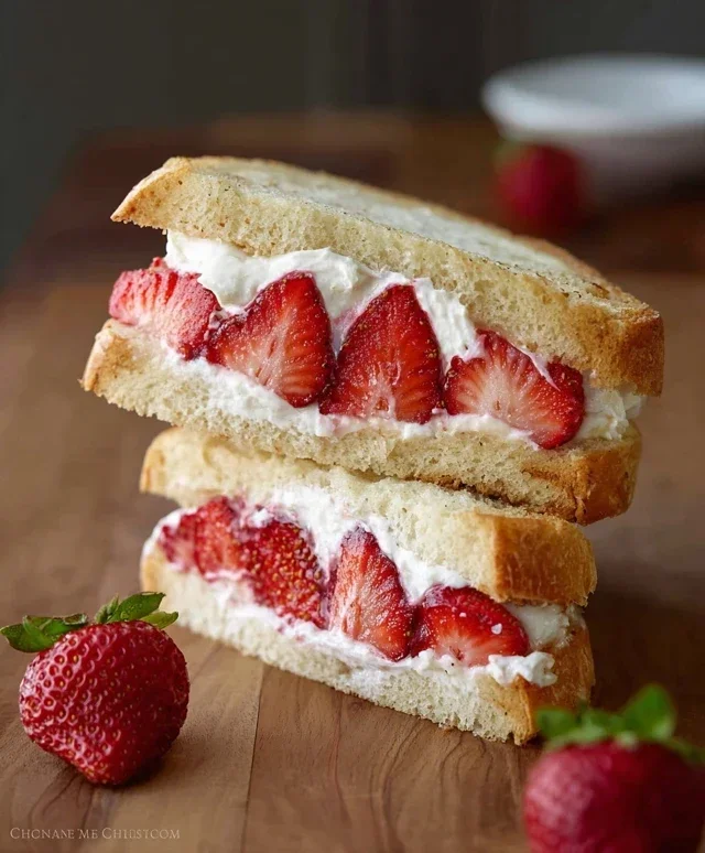 4-ingredient Strawberry Sando