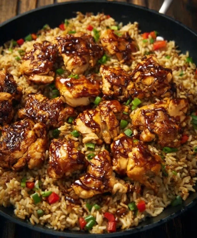 One-Pan Bold Honey BBQ Chicken Rice