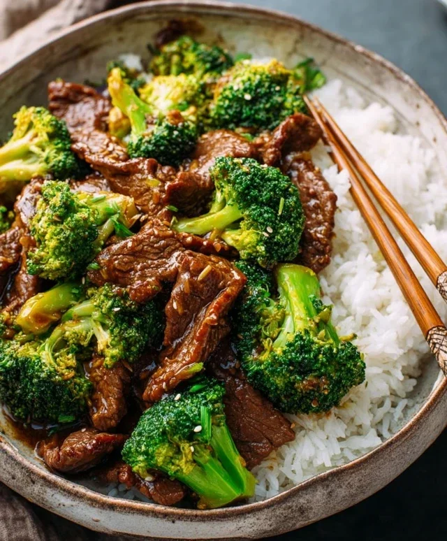 Chinese Beef and Broccoli (牛肉炒西兰花)