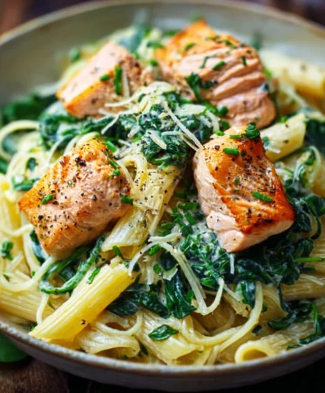 Salmon Spinach Pasta Dish: A Delicious and Nutritious Recipe to Try Today