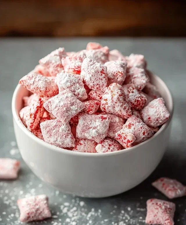 Strawberry Shortcake Puppy Chow