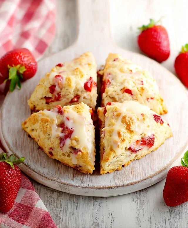Strawberry Scones