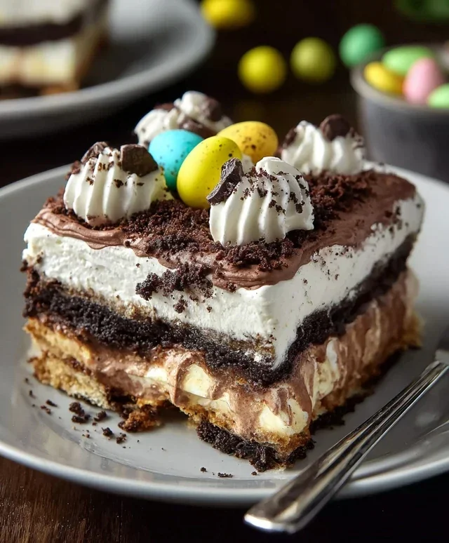 Easter Chocolate Lasagna