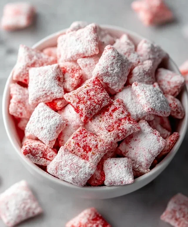 Strawberry Shortcake Puppy Chow