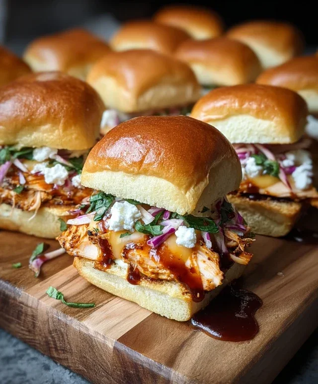 BBQ Chicken Sliders