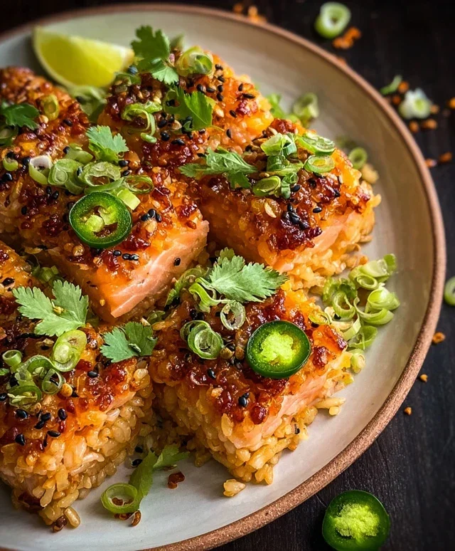 Salmon Crispy Rice