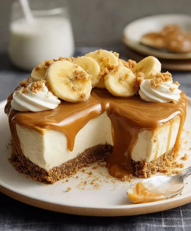 No-Bake Banoffee Cheesecake