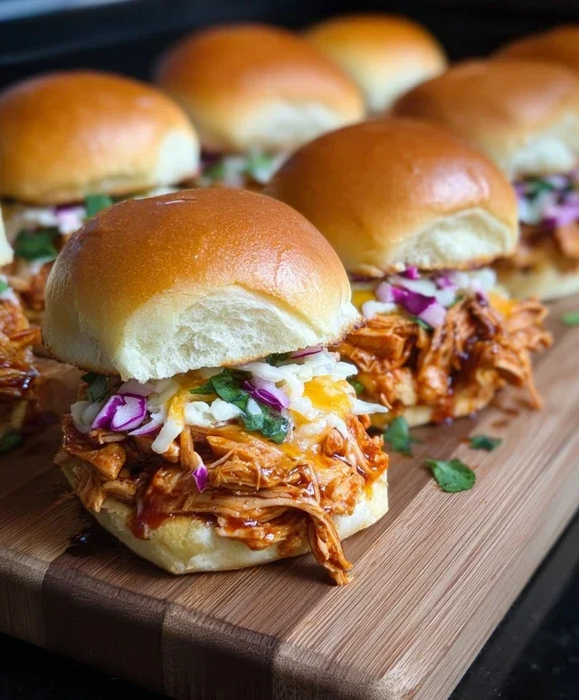 BBQ Chicken Sliders