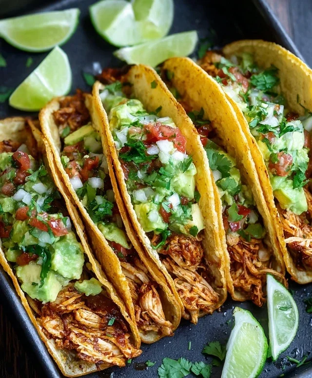 Crispy Poblano Chicken Tacos with Avocado-Jalapeño Salsa
