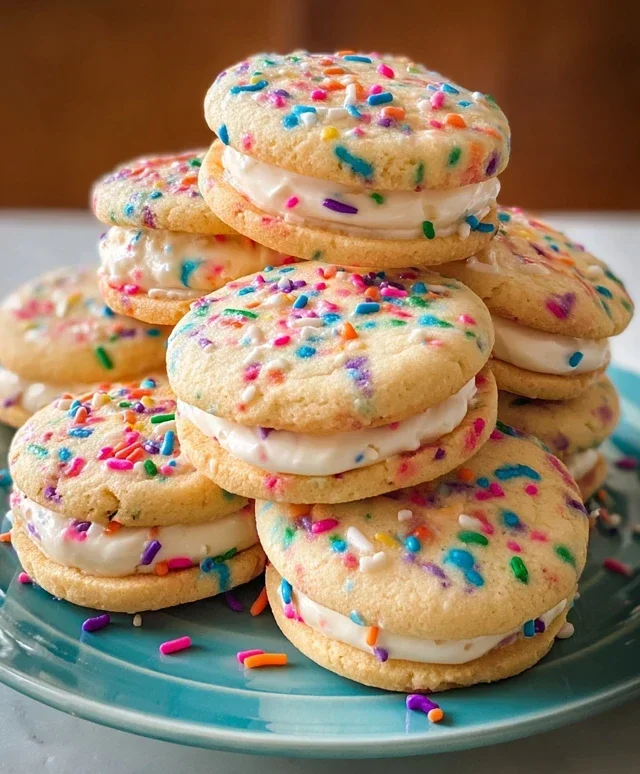 Funfetti Sandwich Cookies