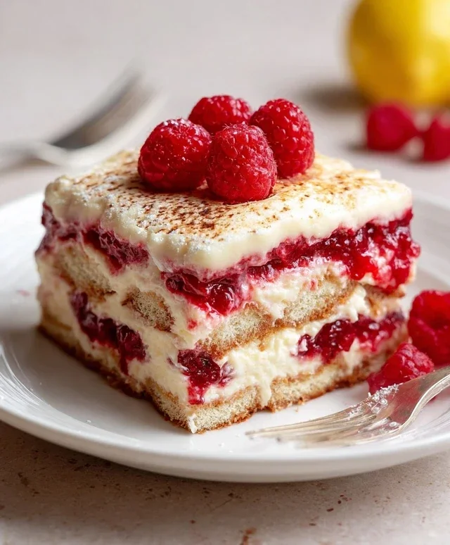 Raspberry Tiramisu