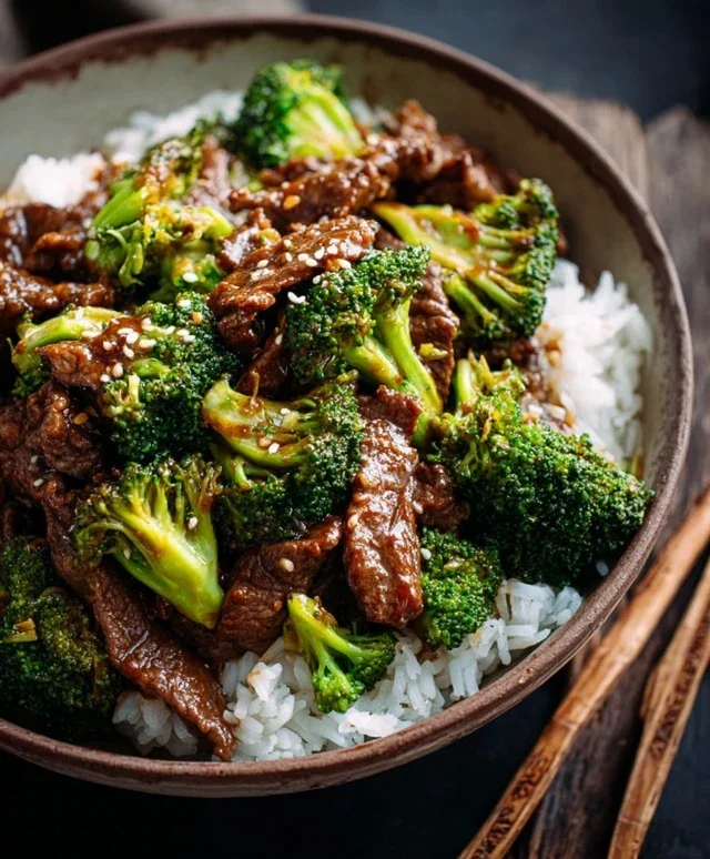Chinese Beef and Broccoli (牛肉炒西兰花)