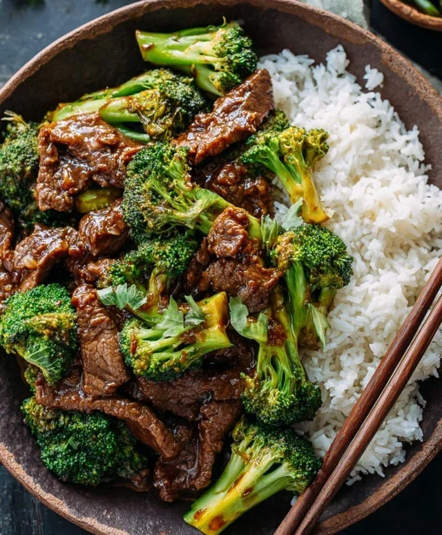 Chinese Beef and Broccoli (牛肉炒西兰花)