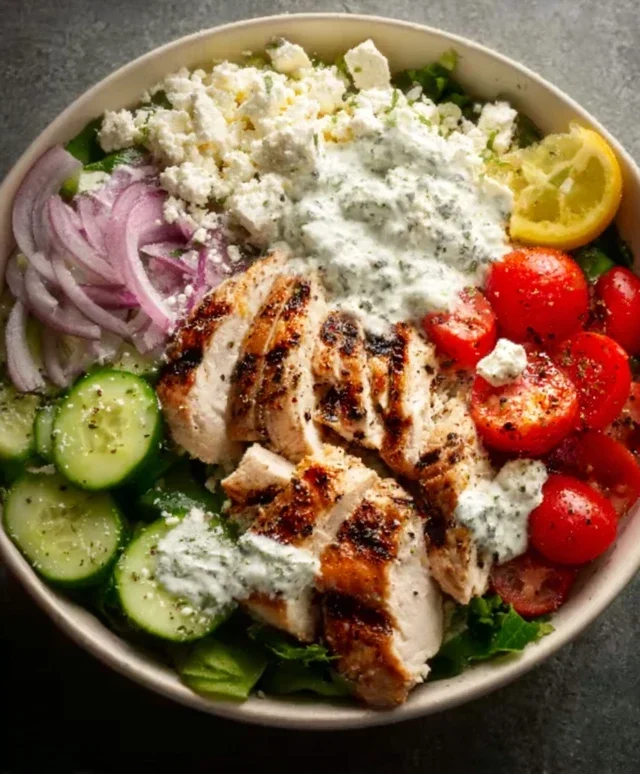 Greek Chicken Bowls