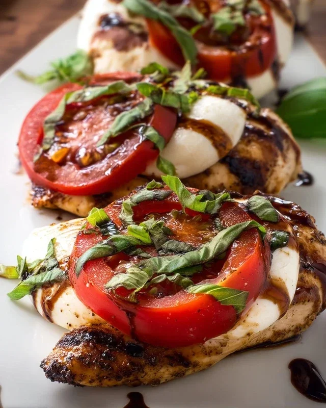 Grilled Chicken Caprese