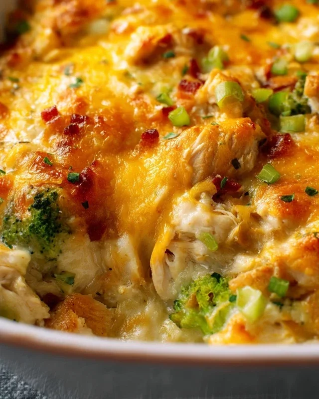 Easy Low Carb Chicken Casserole