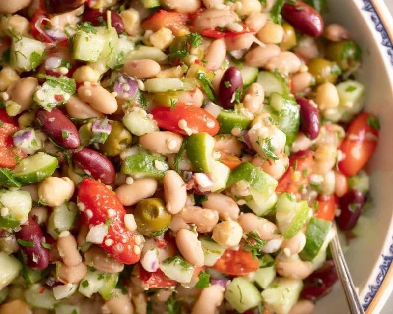 Mediterranean Bean Salad