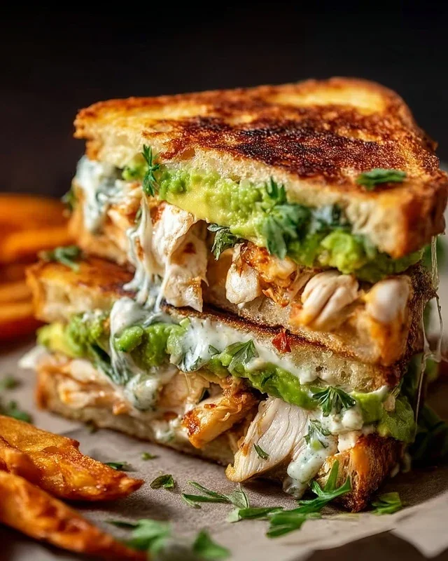 Chicken Avocado Melt Sandwich