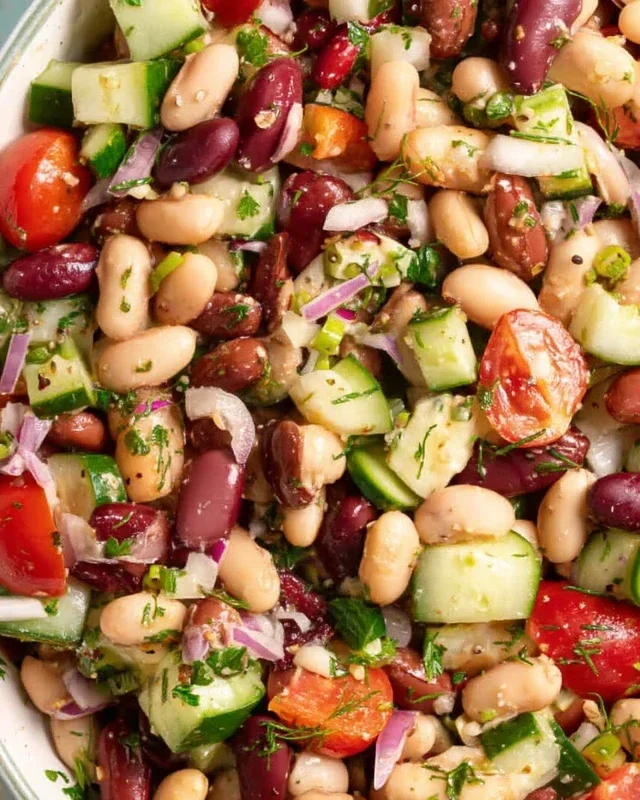 Mediterranean Bean Salad