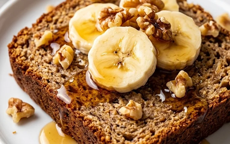 Healthy 5-Ingredient Flourless Banana Bread