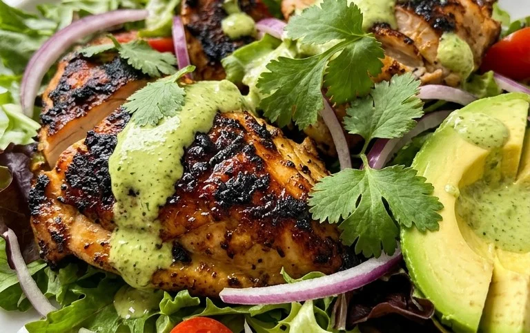 Peruvian Grilled Chicken Salad