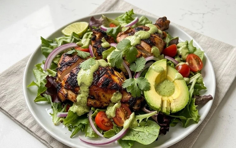 Peruvian Grilled Chicken Salad