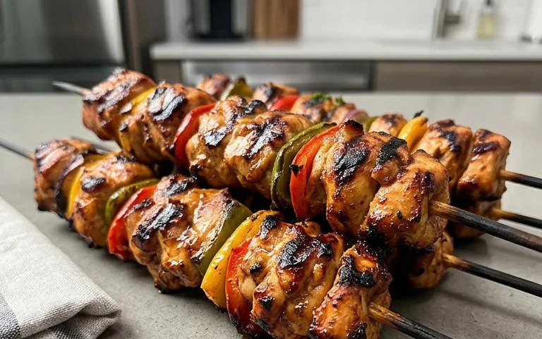Mexican Barbecue Chicken Skewers