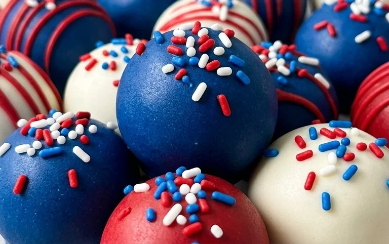 Patriotic Oreo Balls