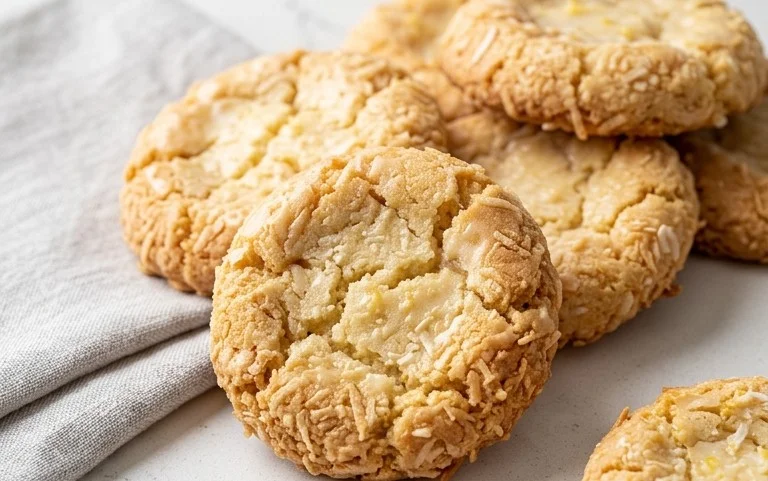 Lemon Coconut Cheesecake Cookies