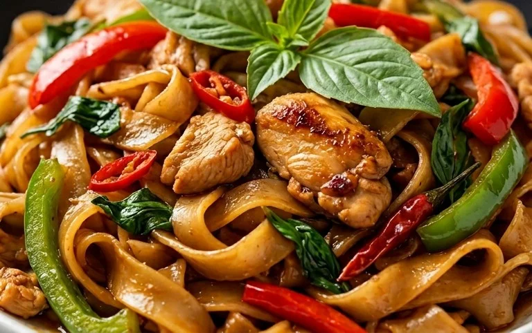 Drunken noodles