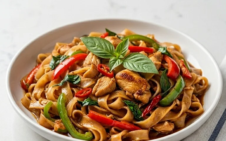 Drunken noodles