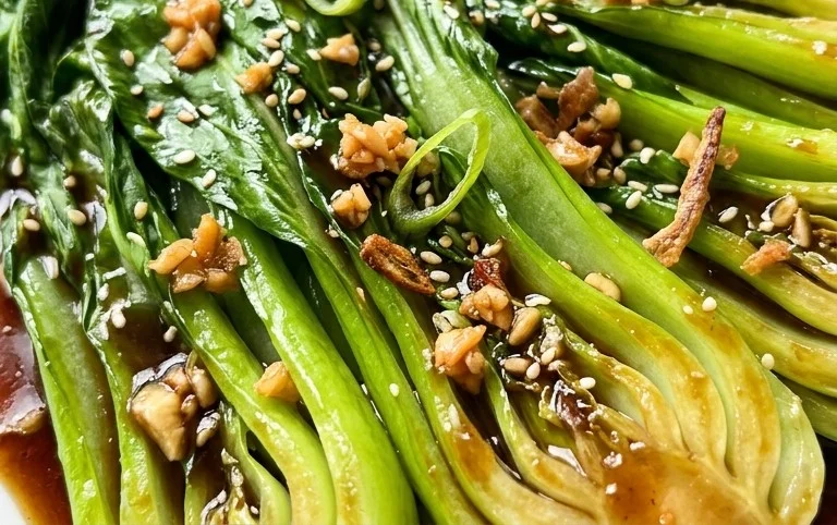 Bok Choy with Oyster Sauce