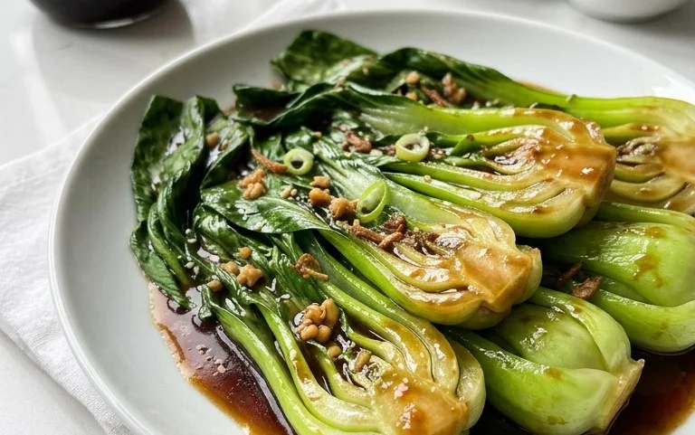 Bok Choy with Oyster Sauce