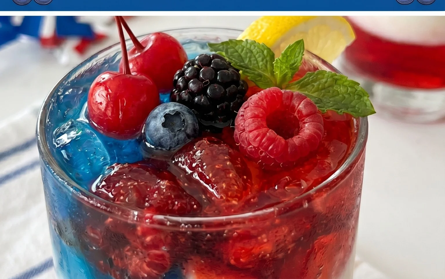 July 4th Layered Drinks Recipe