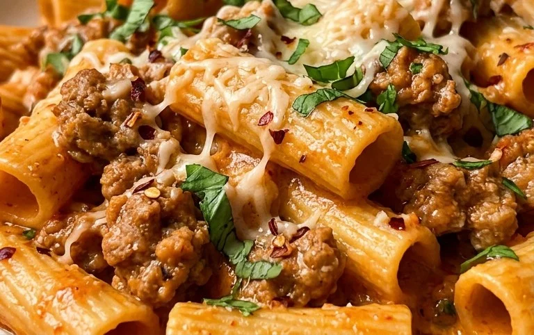 Creamy Sausage Rigatoni (One-Pan, 30-Minute Meal)